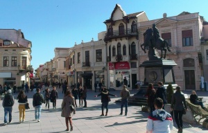Bitola’s main street – a popular meeting place for young people